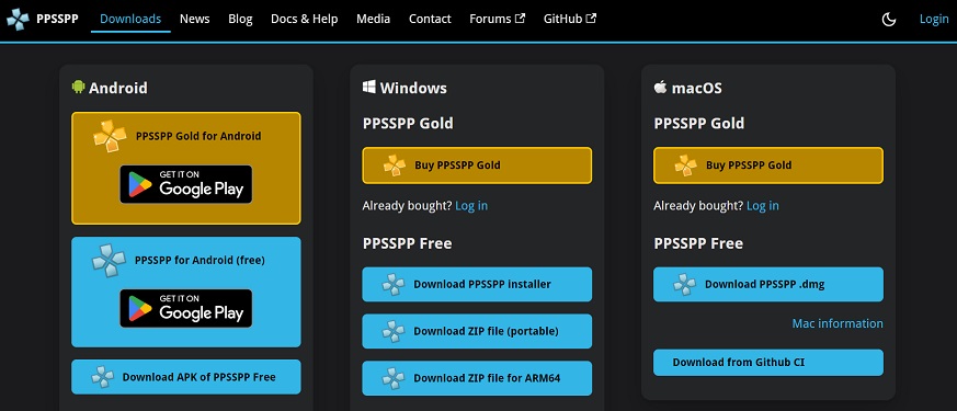 cara download emulator game ppsspp di android