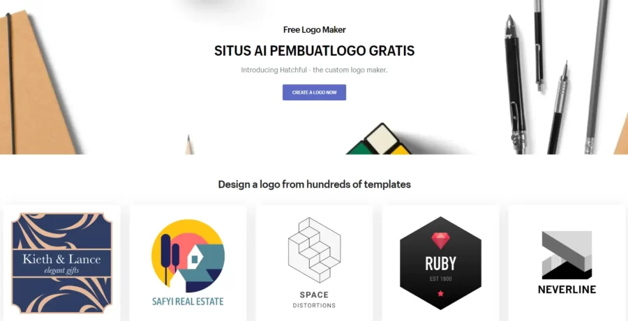 rekomendasi situs ai membuat logo