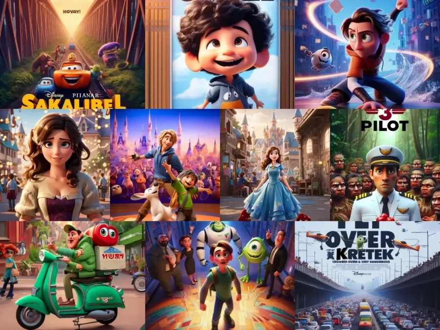 situs web edit foto ai disney pixar viral