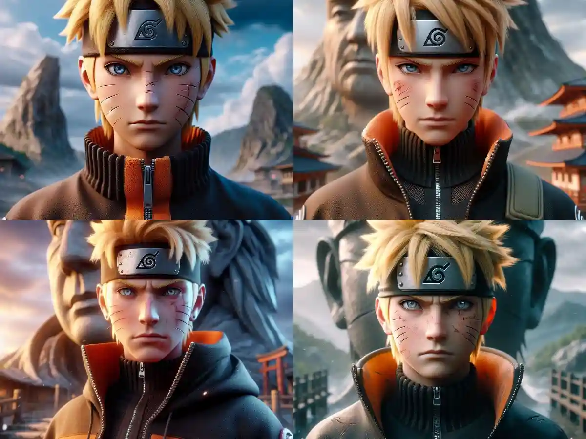 prompt ai gambar naruto