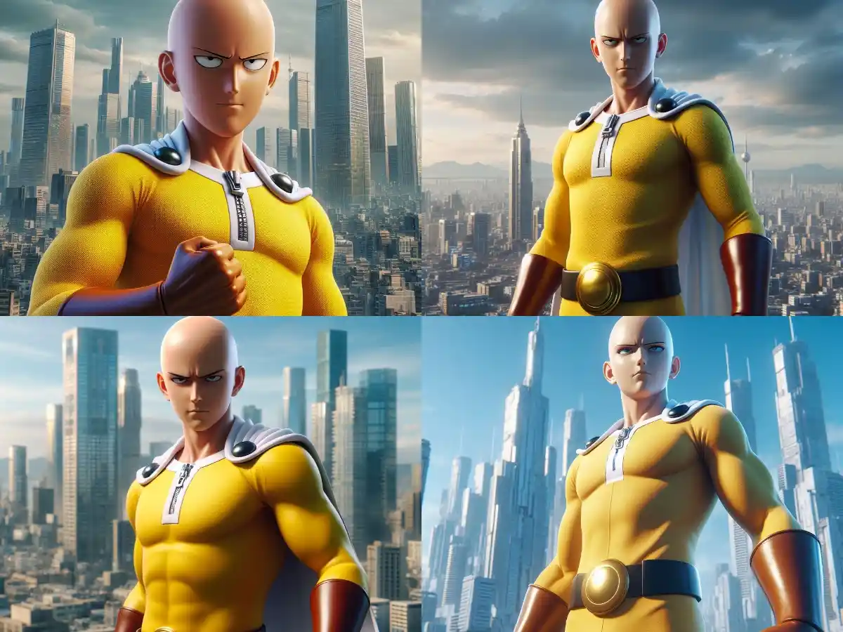 prompt gambar ai saitama