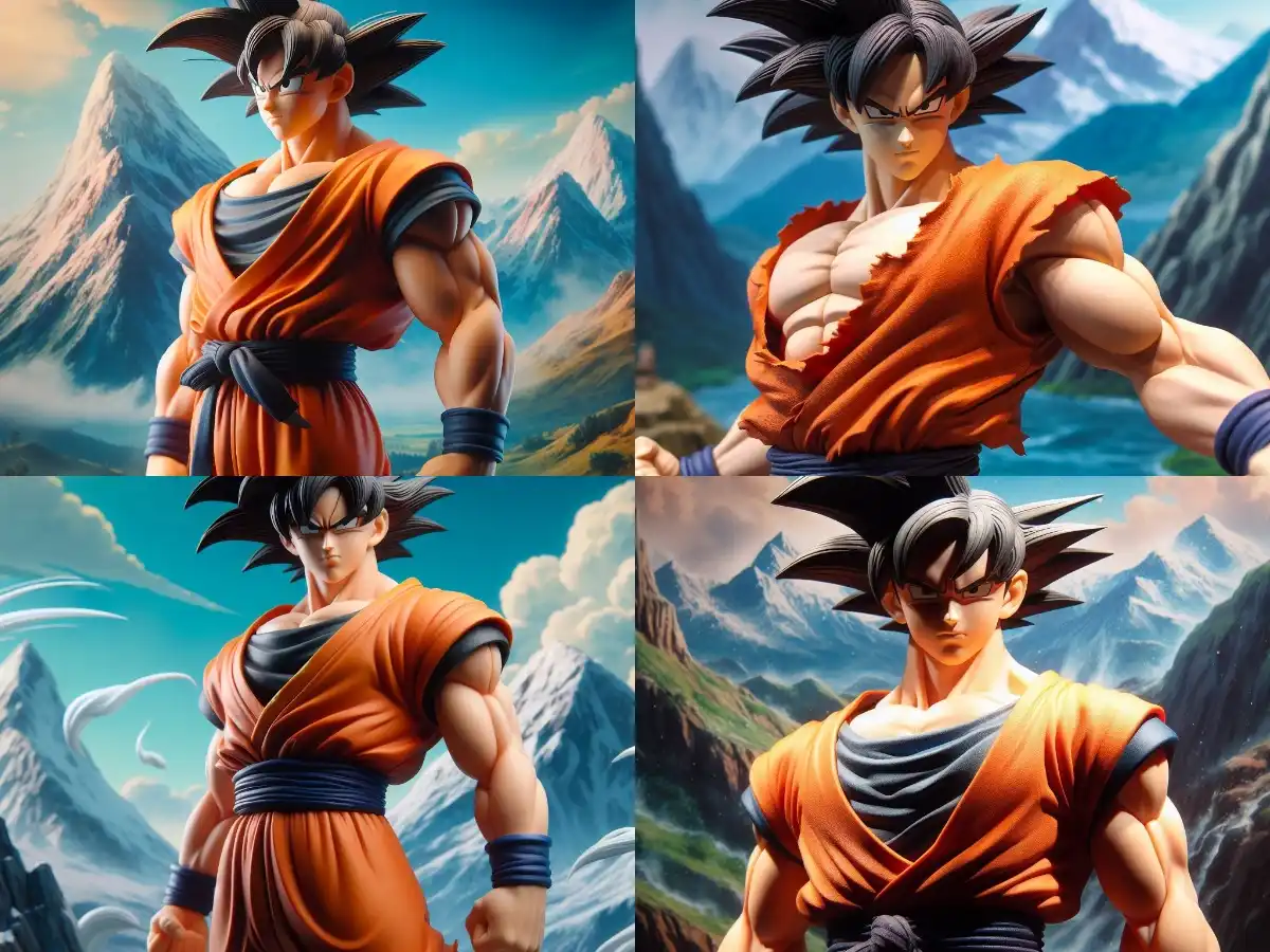 prompt ai anime dragon ball