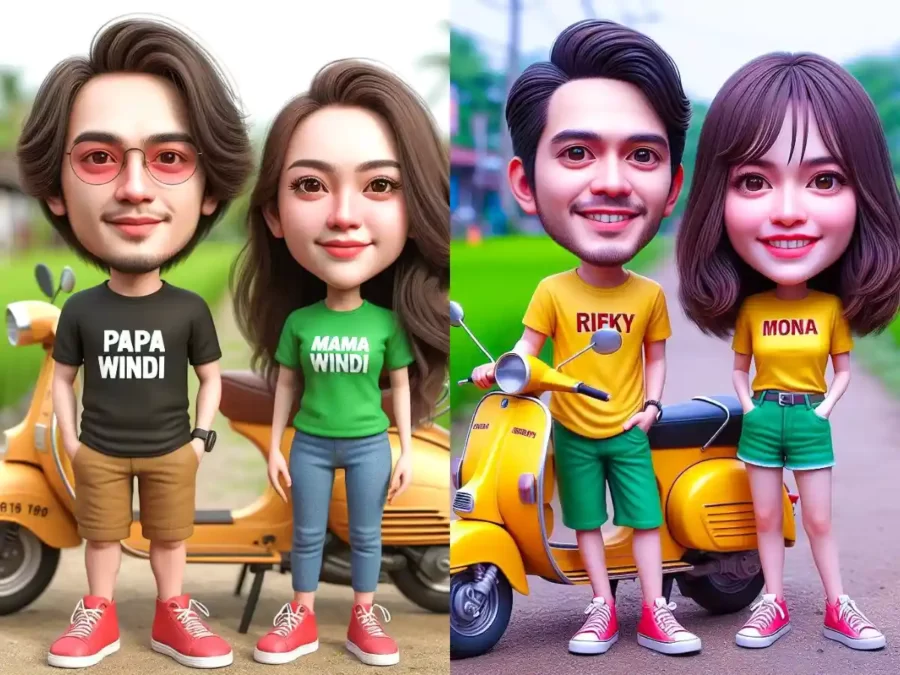 contoh prompt ai karikatur